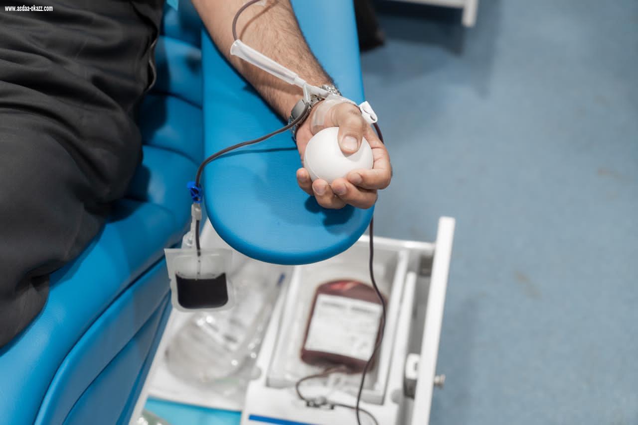 77 متبرعاً في حملة التبرع بالدم في حفر الباطن