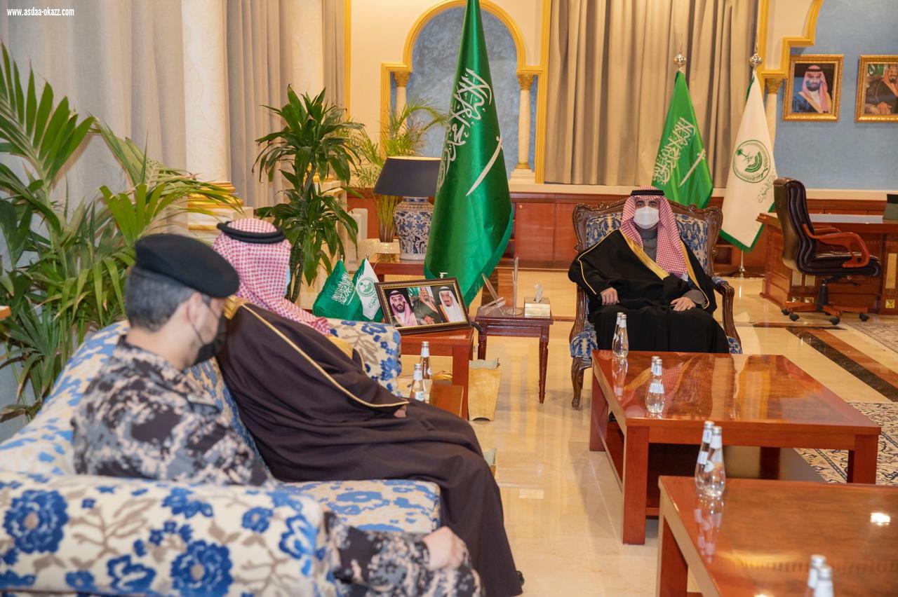 سمو أمير الجوف يستقبل قائد أمن المنشآت المعين حديثاً