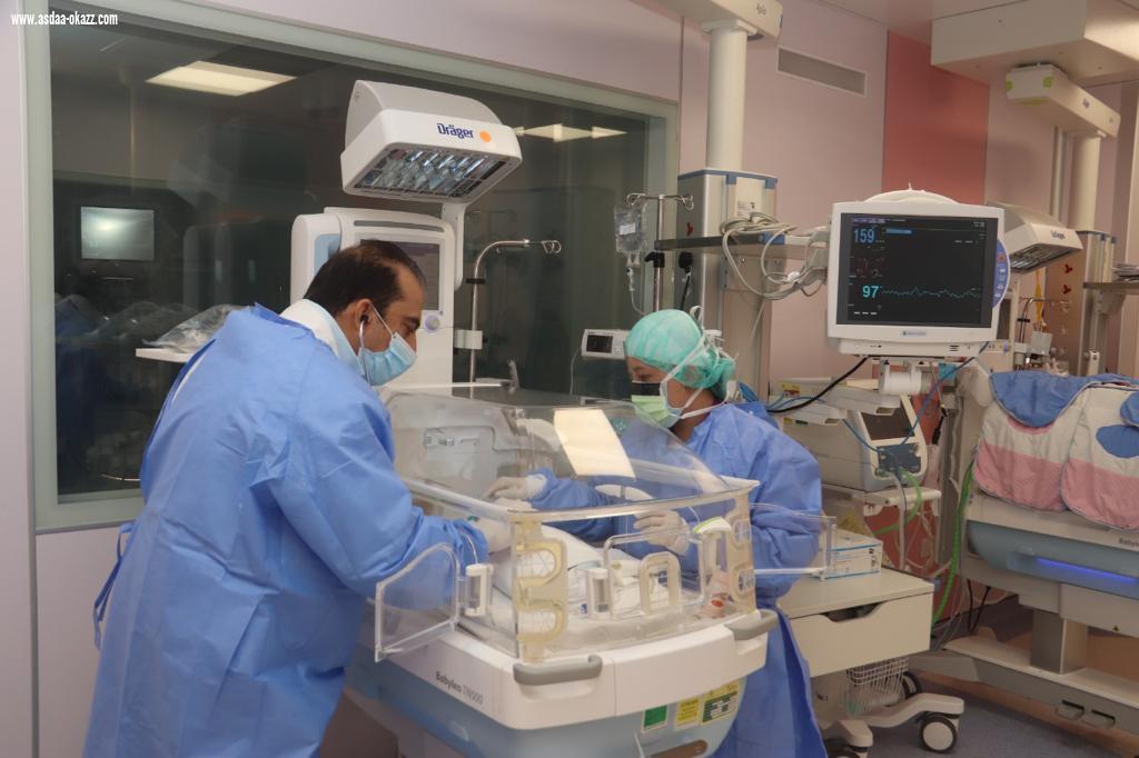 6 عمليات جراحية لحديثي الولادة بمستشفى النساء والولادة بالجوف 