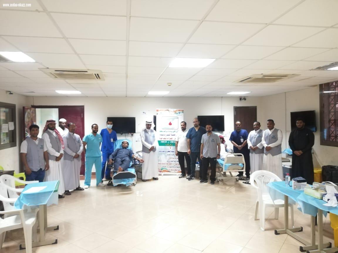 انطلاق حملة التبرع بالدم في نادي الحي برمادة