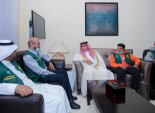 السفير السعودي في جيبوتي يستقبل وفد مركز الملك سلمان للإغاثة
