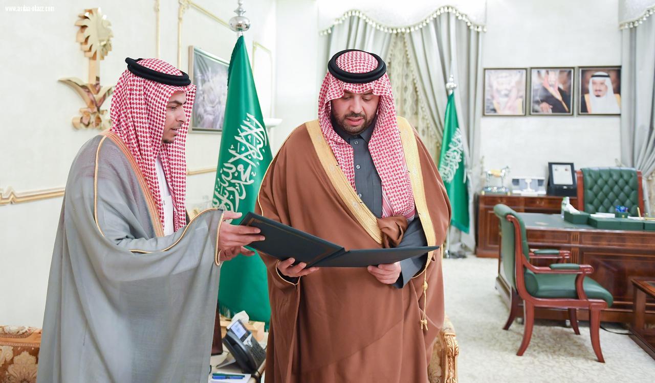  أمير الحدود الشمالية يستقبل مدير عام فرع صندوق التنمية الزراعية بالمنطقة