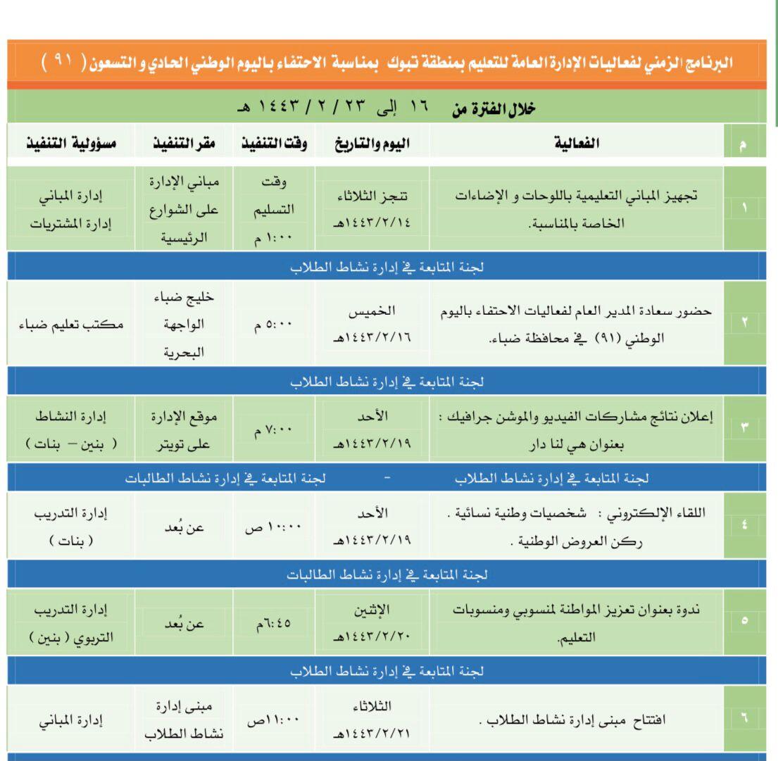 بداية من الأحد وحتى الخميس بشعار 