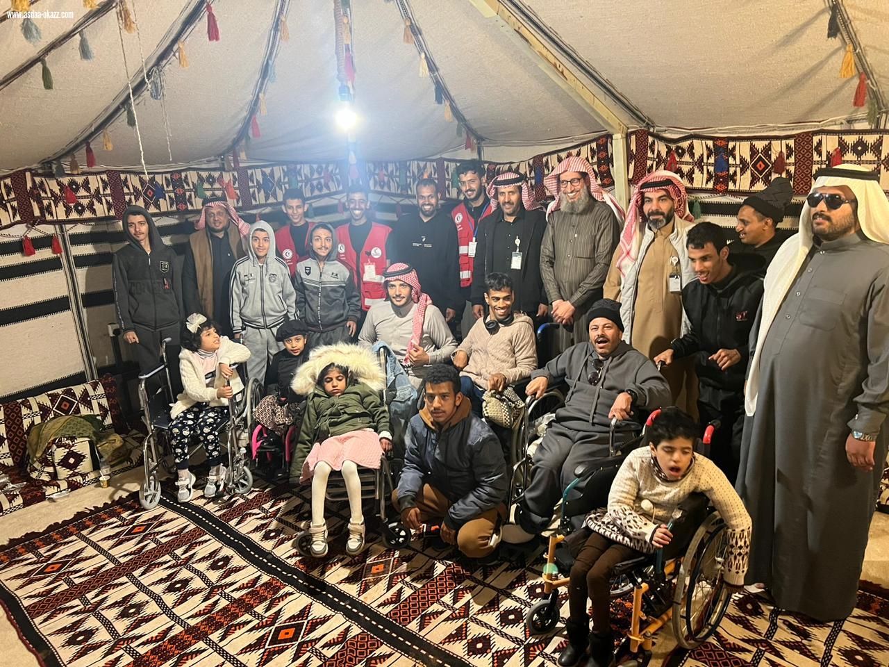 مخيم شتوي  يجمع لأجلهم والشامل بذوي الإعاقة