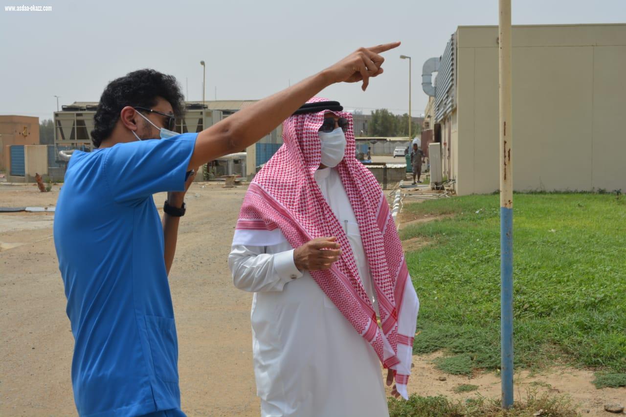 محافظ صامطة يتفقد المشاريع الجاري تنفيذها في المستشفى العام