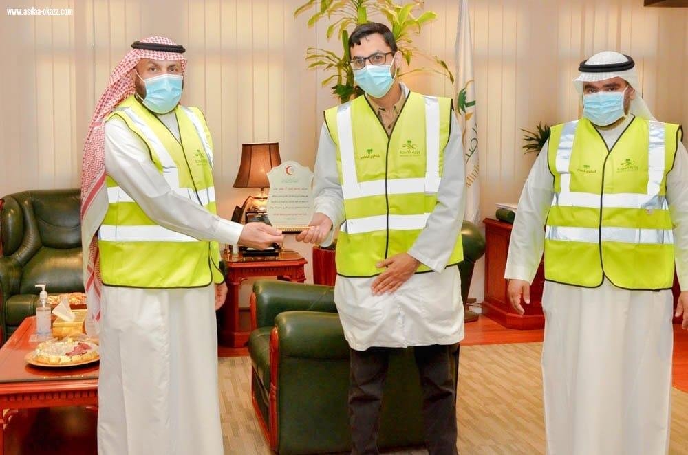 مدير عام صحة الشرقية يستقبل فريق الهمم الإسعافي التطوعي