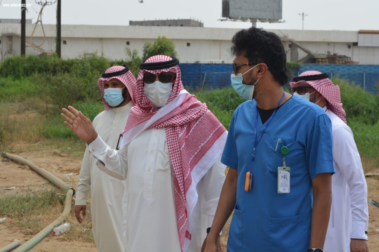 محافظ صامطة يتفقد المشاريع الجاري تنفيذها في المستشفى العام