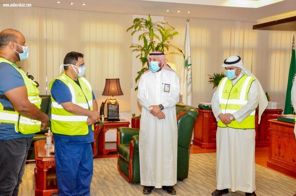 مدير عام صحة الشرقية يستقبل فريق الهمم الإسعافي التطوعي