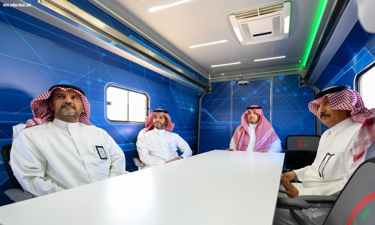 سمو أمير منطقة الحدود الشمالية يدشّن إلكترونياً مركز إسعاف حي الرفاع بعرعر ويطّلع على (عربة ثريا)