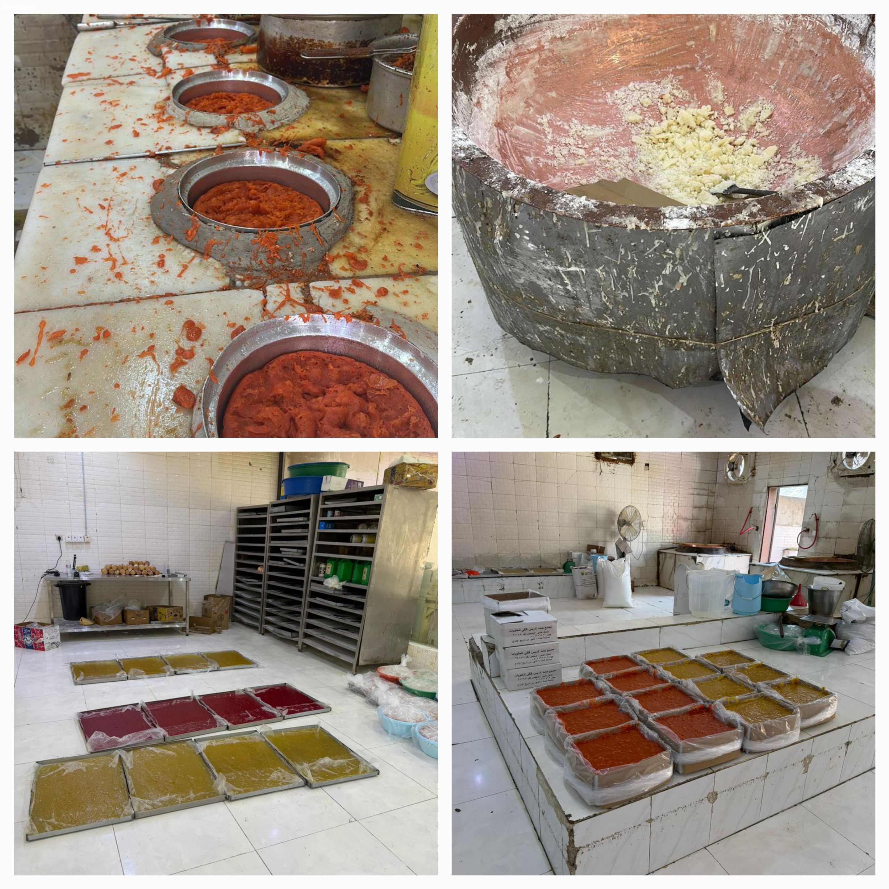 بلدية محايل تضبط معمل حلويات مخالف داخل حي سكني