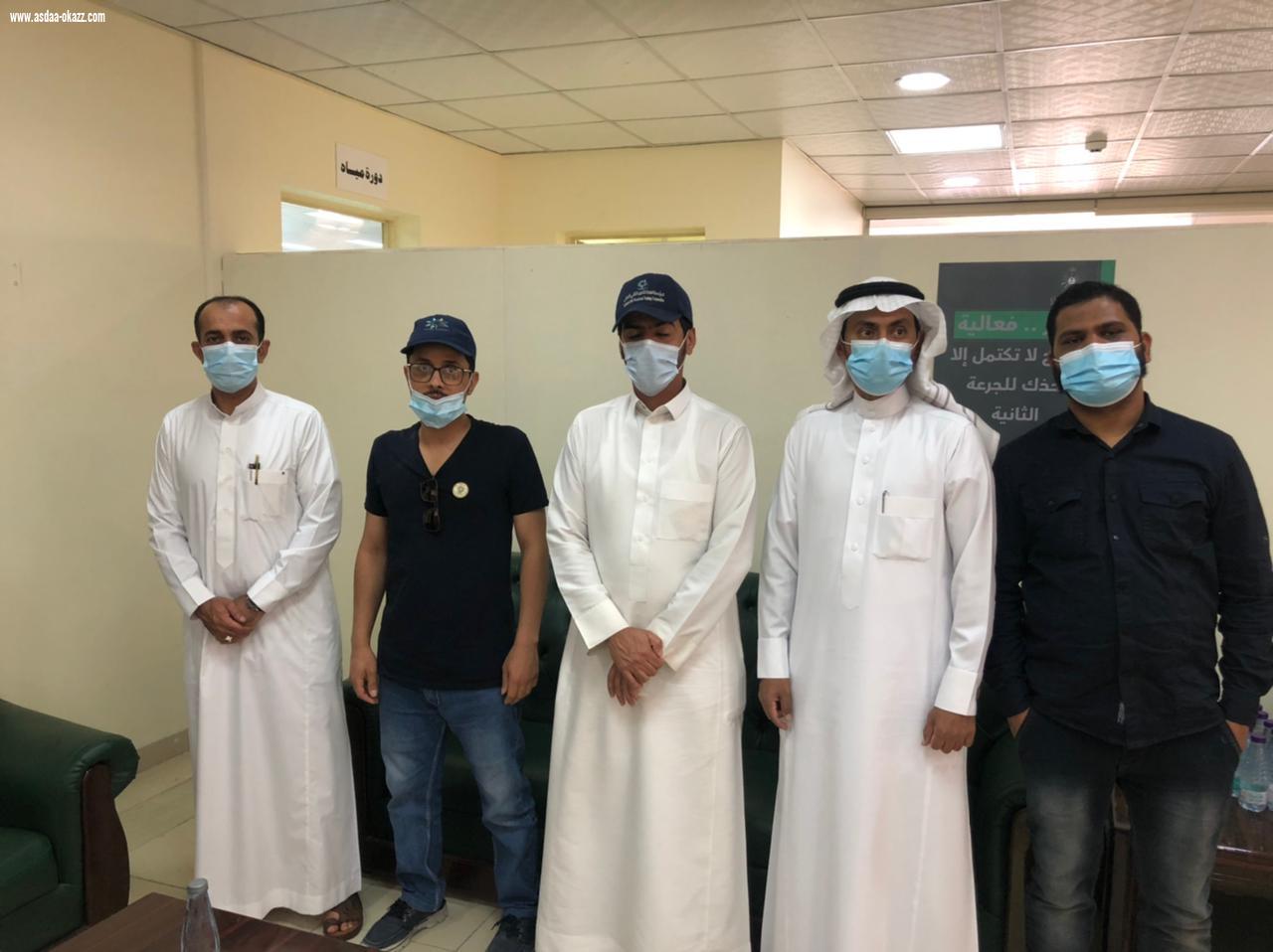 المستشفى العسكري بالجنوب ينظم حملة تطعيم لمنسوبي تقني عسير ضد فيروس (كورونا)