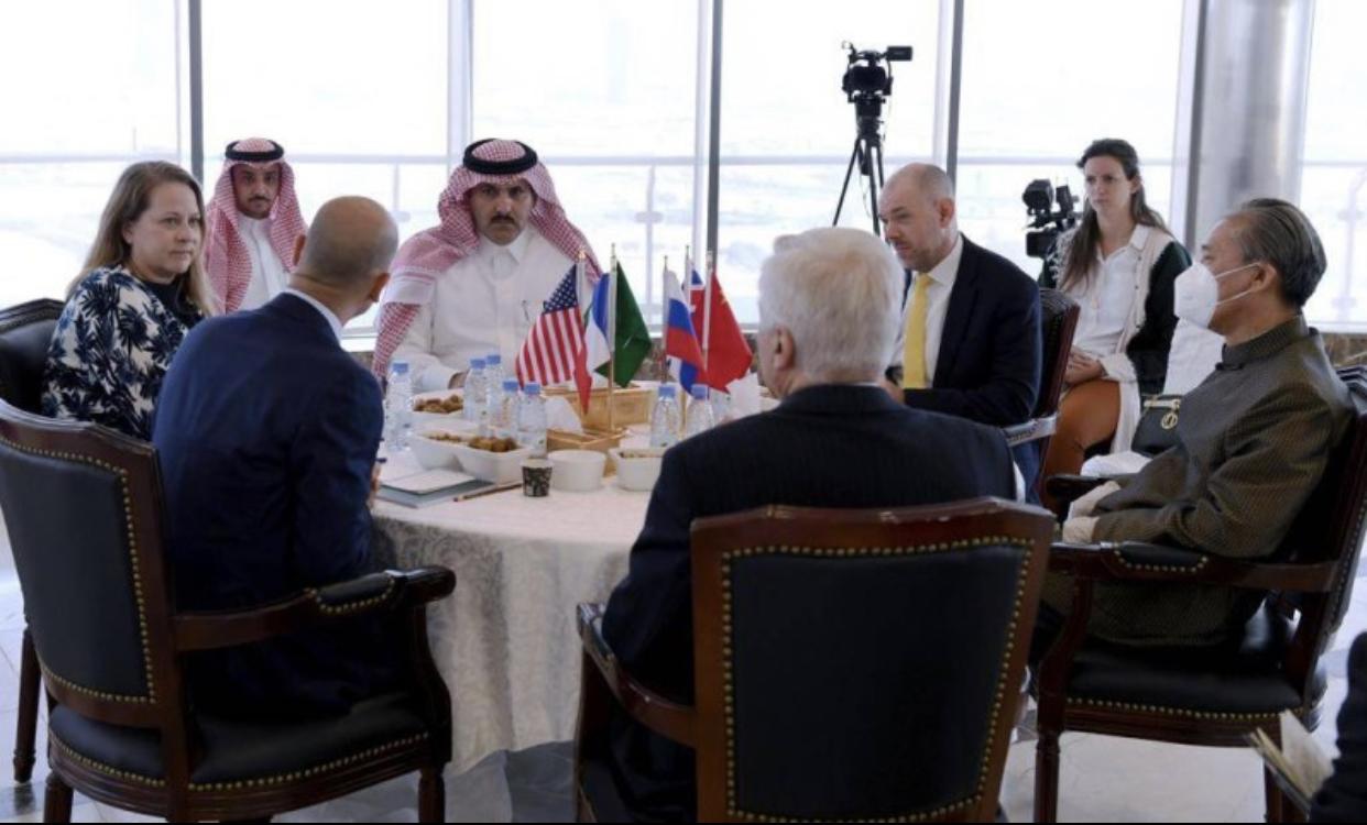 بيان مشترك بين السعودية و5 سفراء في مجلس الأمن لدى اليمن