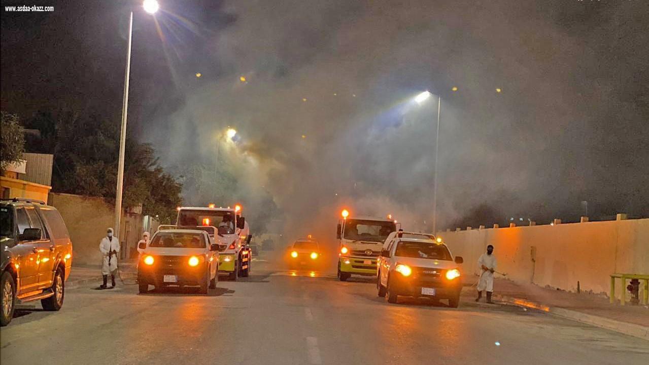 أمانة الشرقية تنفذ (919) جولة رقابية وتعقم وتطهر (1036) موقعاً أمس الخميس