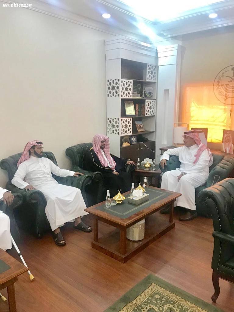 محافظ العلا الاستاذ راشد القحطاني يستقبل في مكتبه فضيلة الشيخ صالح  المغامسي