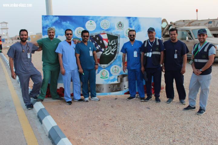 صحة الرياض تشارك بفريق طبي في تمرين درع الوقاية ٢