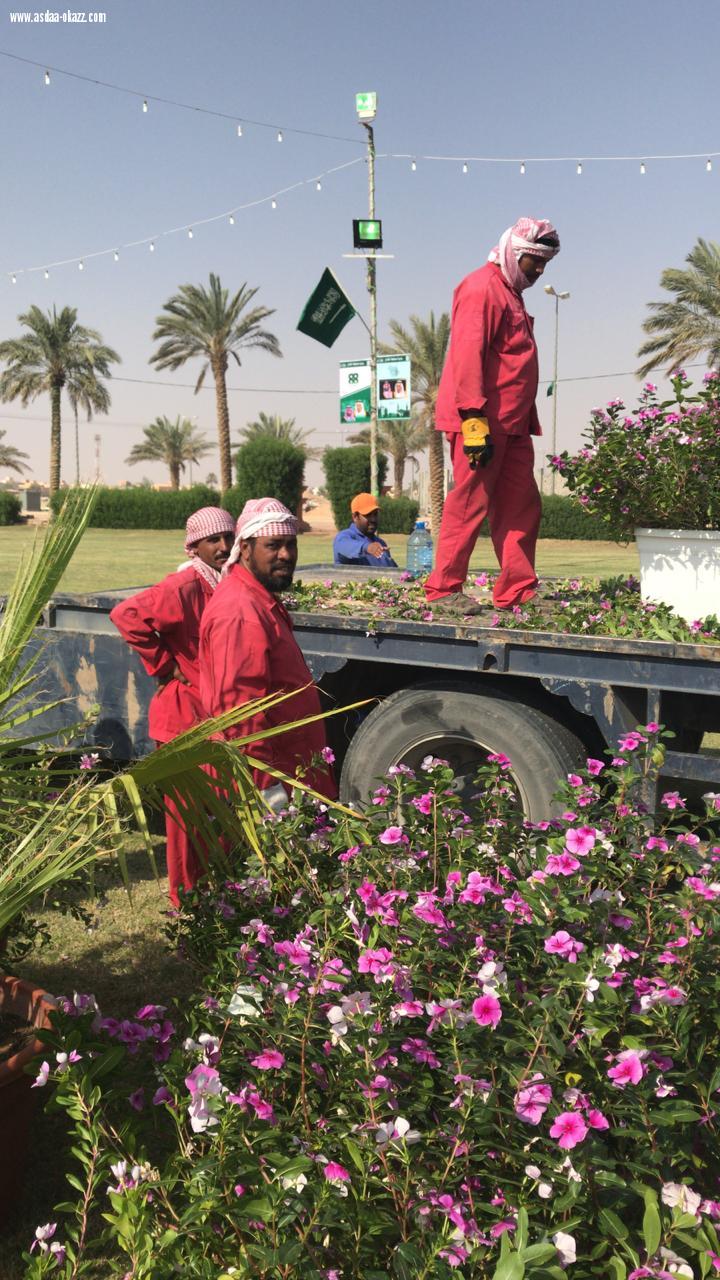 بلدية الافلاج تنهي استعدادتها للاحتفال باليوم الوطني 88