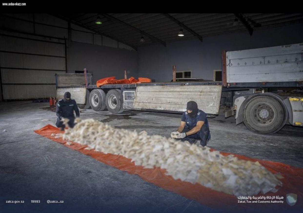 الجمارك» احباط تهريب 2.3 مليون حبة كبتاغون في منفذ الحديثة