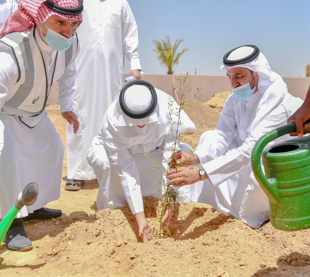 معالي رئيس جامعة الباحة يدشن أسبوع البيئة بمنطقة الباحة تحت شعار 