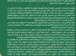 وزارة البيئة المملكة تستفيد من ربع مياه السيول وتسعى لمضاعفة الرقم خلال السنوات المقبلة