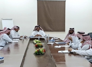 المساعد للشؤون التعليمية الغزواني يناقش منجزات العام الماضي والتحصيل الدراسي  والخطط التشغيلية بمكتب العبدابي 
