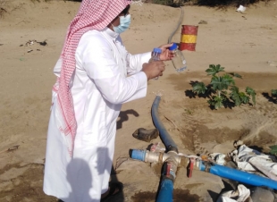 صحة البيئة بمكة تصادر كميات كبيرة من المزروعات الغير صالحة للاستهلاك اثناء جولة على منطقة المنصورية  