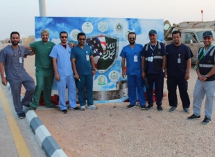 صحة الرياض تشارك بفريق طبي في تمرين درع الوقاية ٢